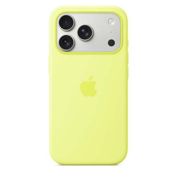 Apple Iphone 17 Pro Max Silicone Case With Magsafe - Neon Yellow