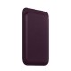iPhone Leather Wallet with MagSafe - Dark Cherry