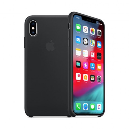 iPhone XS  Silicone Case - Black