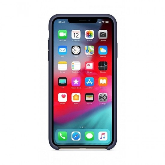 iPhone XS Max Silicone Case - Midnight Blue