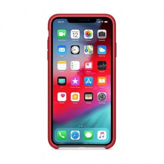 iPhone XS Silicone Case - RED