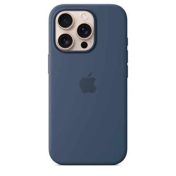 iPhone 16 Pro Silicone Case with MagSafe - Denim