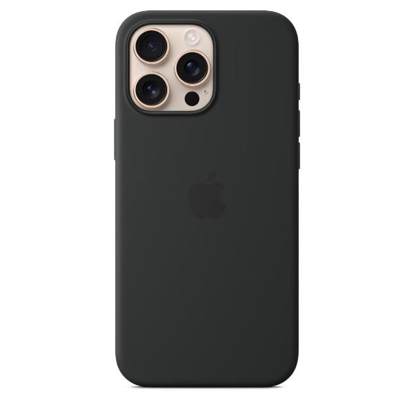 iPhone 16 Pro Max Silicone Case with MagSafe - Black