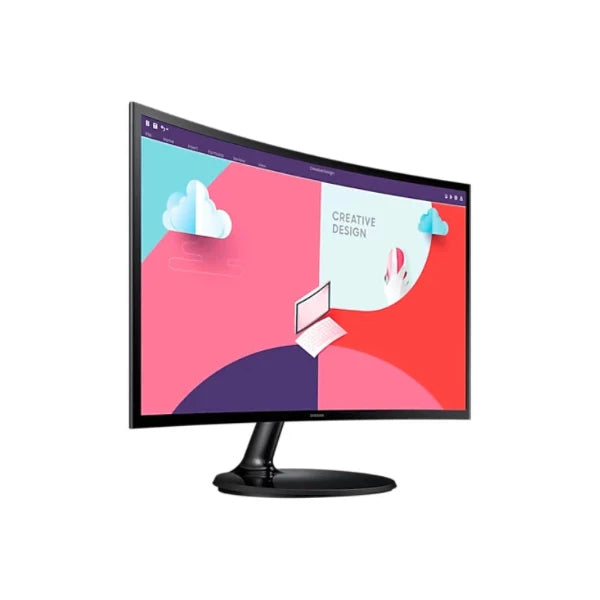 Samsung 24" Curved VA FullHD 75Hz Led Monitor With HDMI,VGA-LC24C360