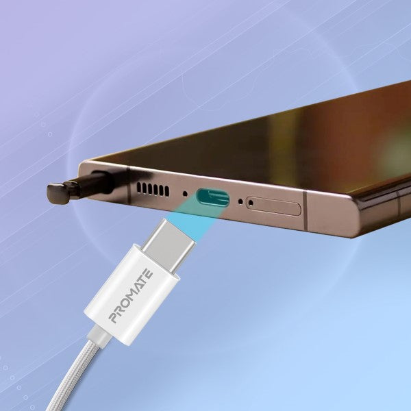 سماعة أحادية السلكية في الأذن مع USB -C - White - TJRCH5V