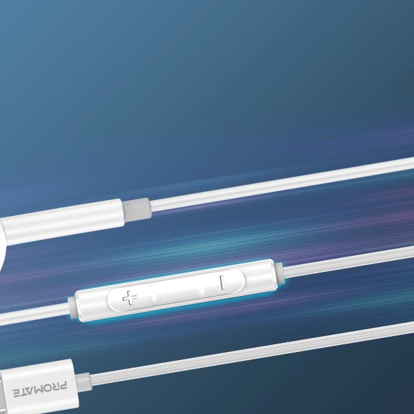 سماعة أحادية السلكية في الأذن مع USB -C - White - TJRCH5V