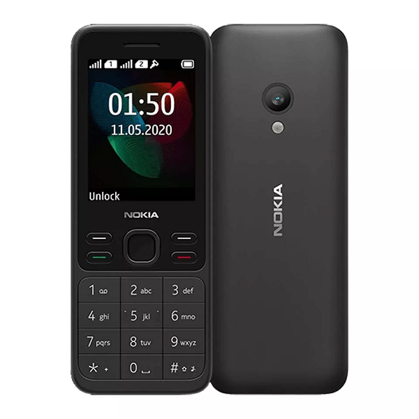 مجموعة Nokia N150 Dual SIM (أسود) (A00027934)