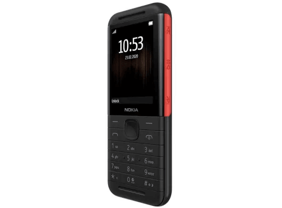 Nokia 5310 Dual SIM Keypad Phone with MP3 Player Black Red - Future Store