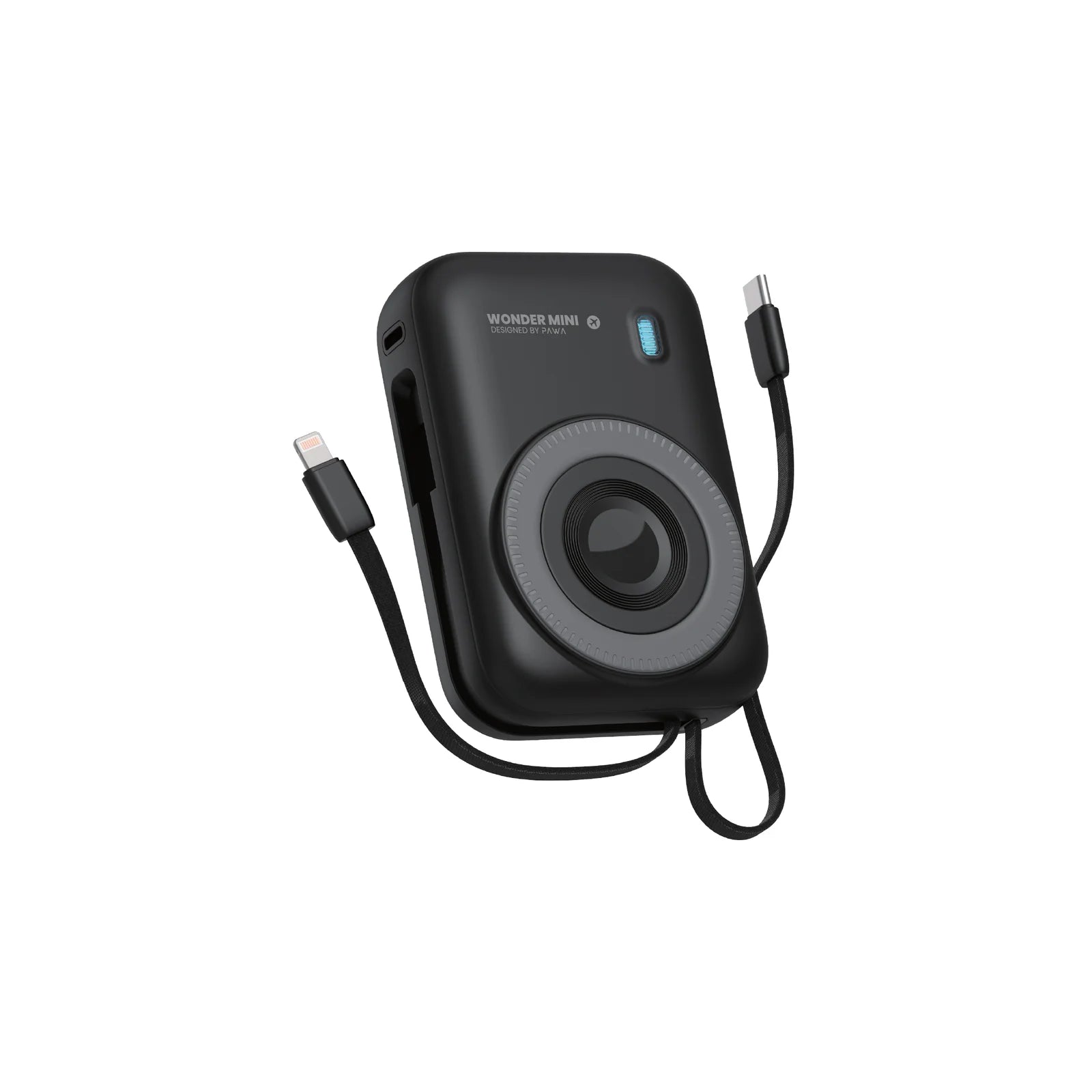 Pawa WonderMini Magsafe Powerbank 22.5W With Built-Charging USB-C-Lightning Cable