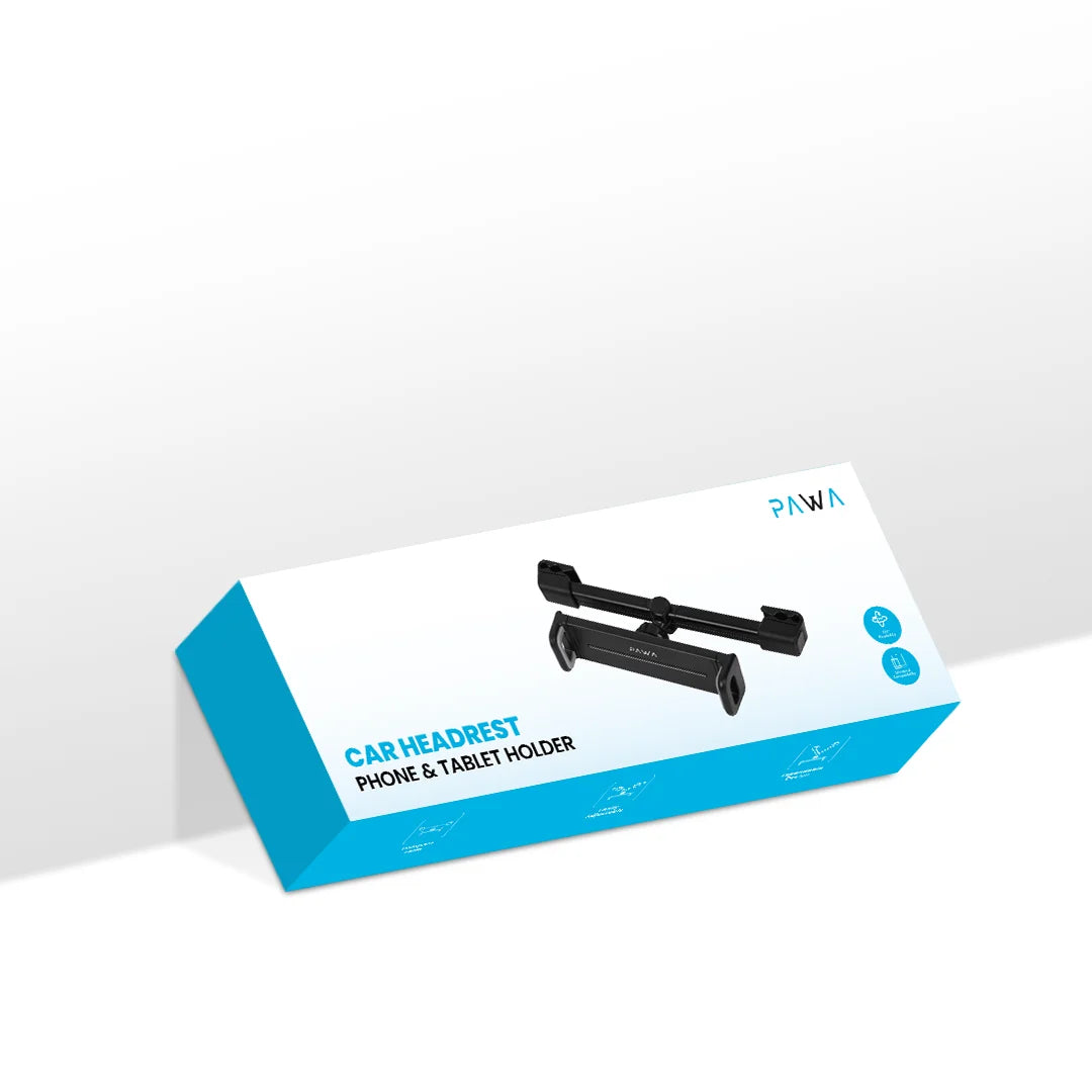 Pawa car headrest phone & tablet holder