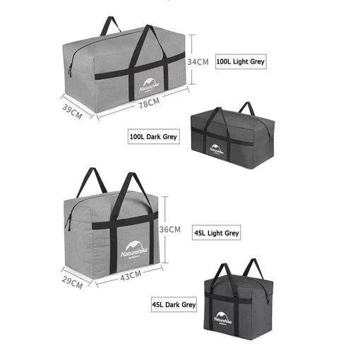 Naturehike Outdoor Storage Bag - Dark Gray (45L)
