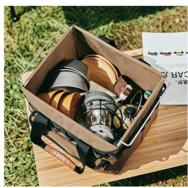 Naturehike Oxford Cloth Sgence سلة تخزين قابلة للطي - Khaki