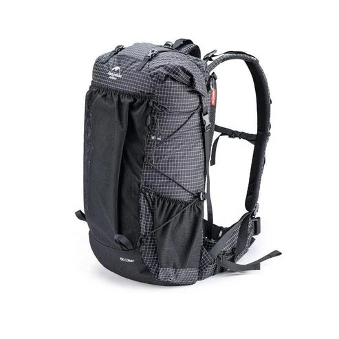 Naturehike Rock Hiking Backpack - Black (60L+5L)