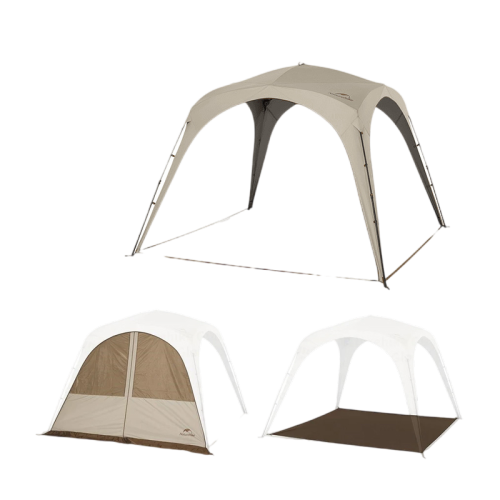 Naturehike Cloud Boundar Quick Opening Canopy - Quicksand Gold (300*300*220)