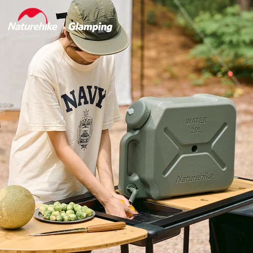 Naturehike Outdoor PE Water Bucket - Army Green (20L)