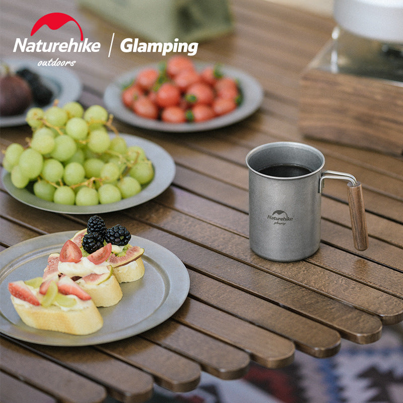 مائدة مستقاة من الفولاذ المقاوم للصدأ NatureHike - (قرص ضحل)