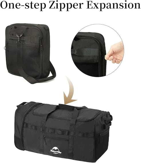 Naturehike XS03 Folding Tug Bag - Black (88L)