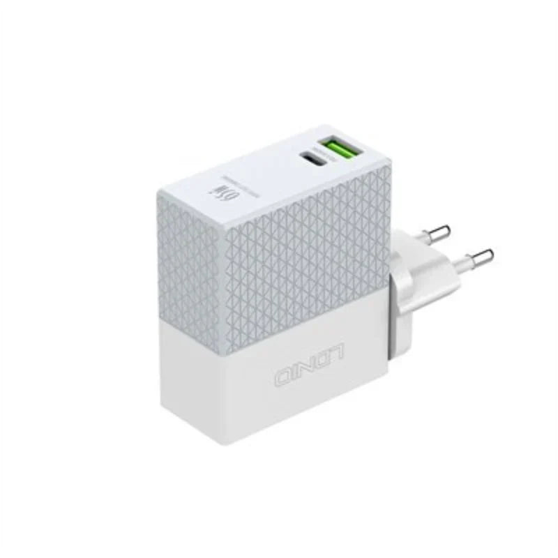 LDNIO A2620C Fast Wall Charger - 65W / USB-A / Type-C / White
