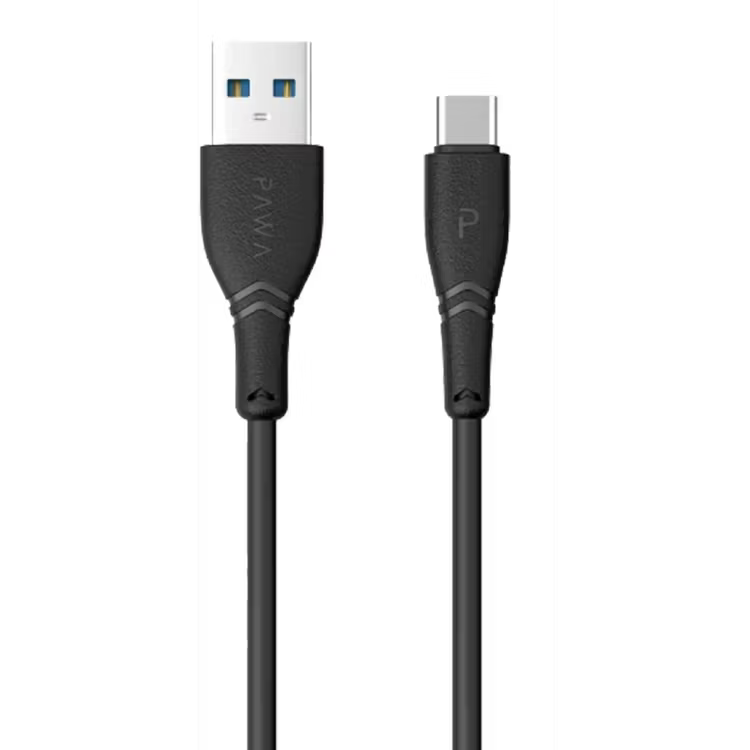 Pawa Solid Car Charger 2.4A Auto-Id With Type C Cable