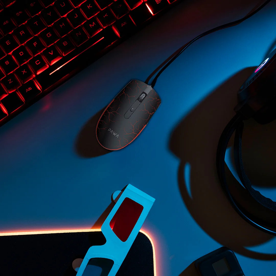 Pawa Wired Gaming Mouse with 1600dpi