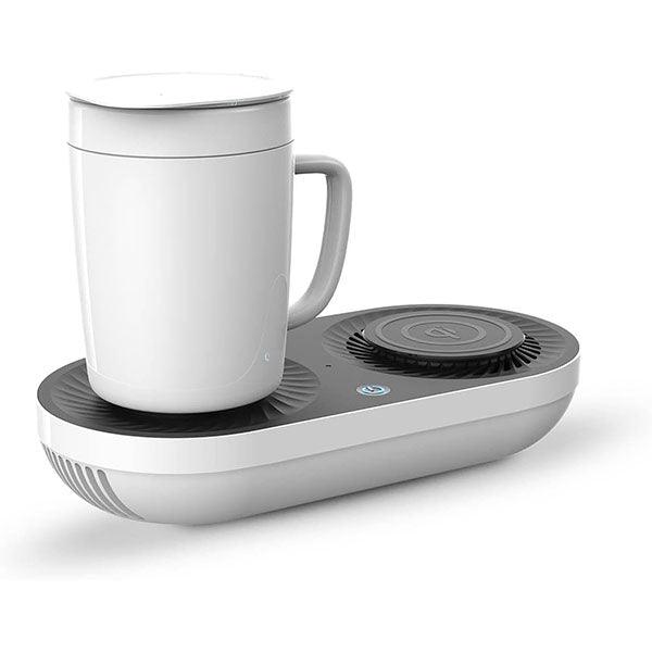Hypnotek heating and cooling cup and built-in wireless charging