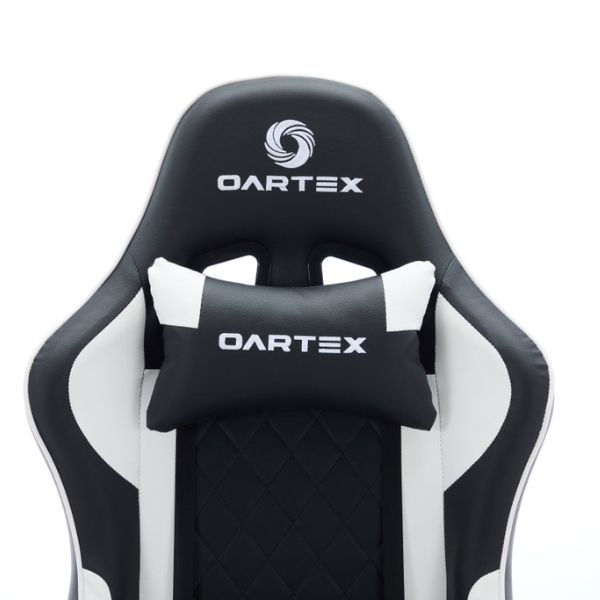 Oartex Model LD034 PVC Gaming Chair Black & White