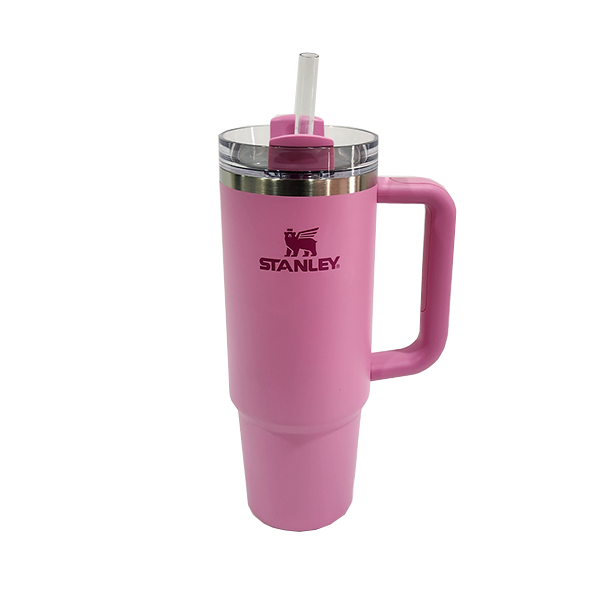 Stanley Quencher H2.0 Tumbler 30Oz 887Ml - Peony(Transparent Lid)(Asian Variant)