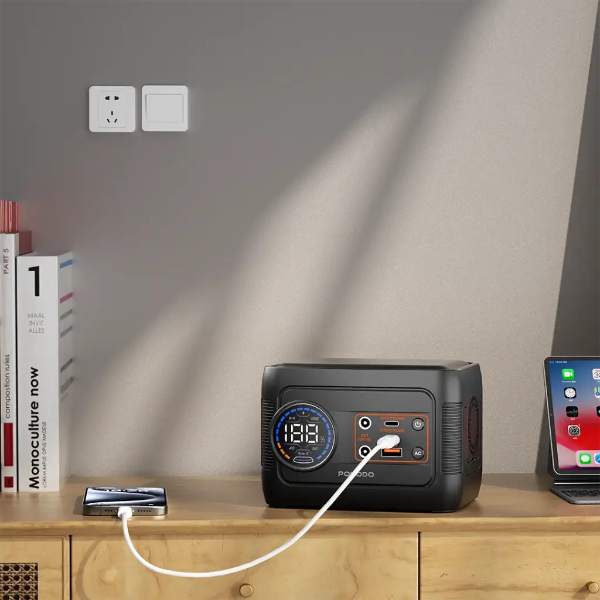 Porodo 150W Forcebase Portable Power Station With Multi - Mode Led Lighting