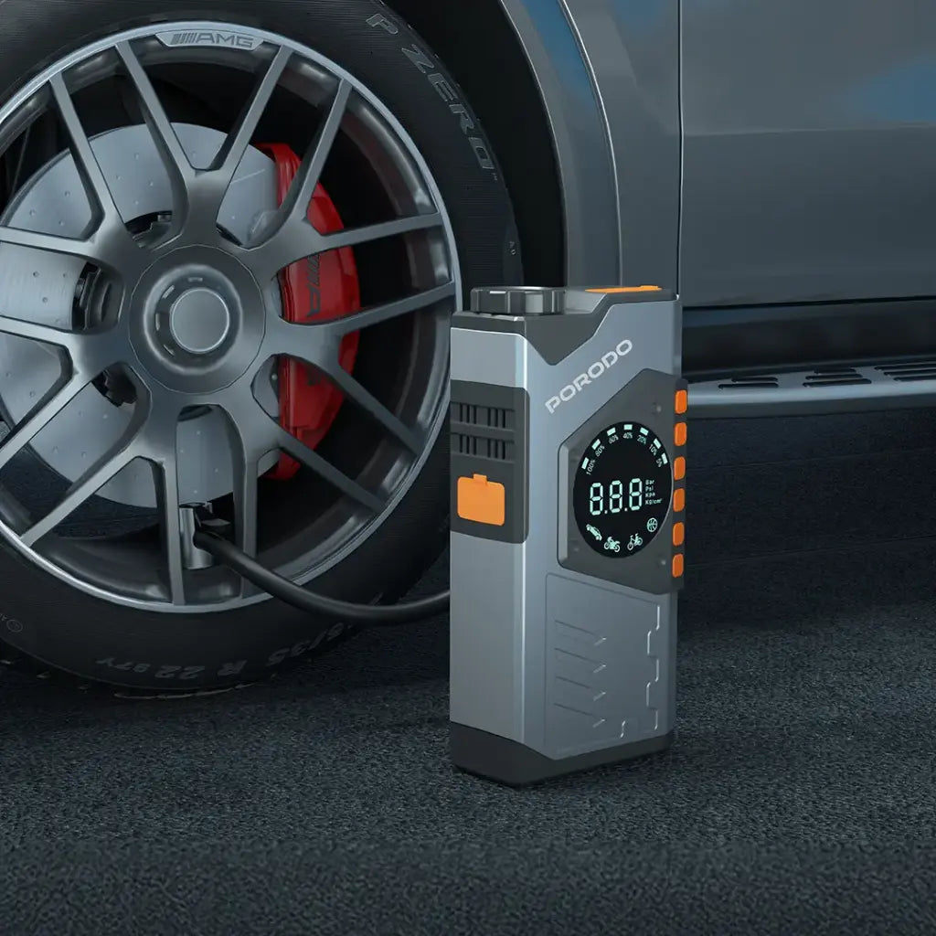 Porodo Voltboost 10000Mah Compact Utility Tool - Gray (9904907010784)