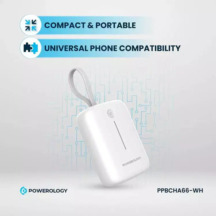 Powerology 10000Mah Magsafe Combo White