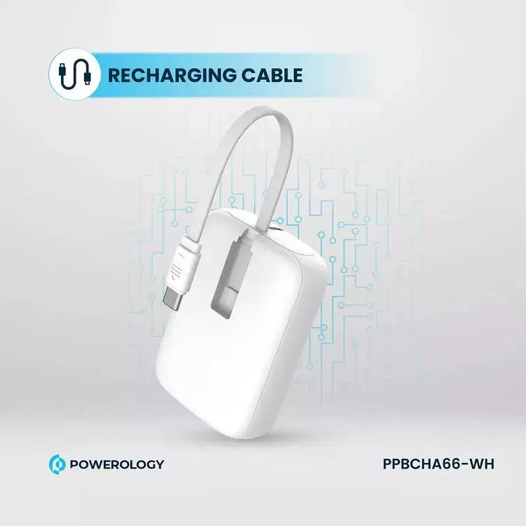 Powerology 10000Mah Magsafe Combo White