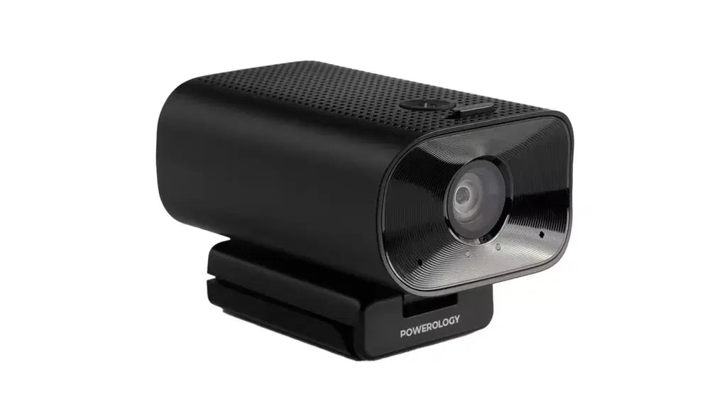 Powerology 1080P Conference Webcam Black