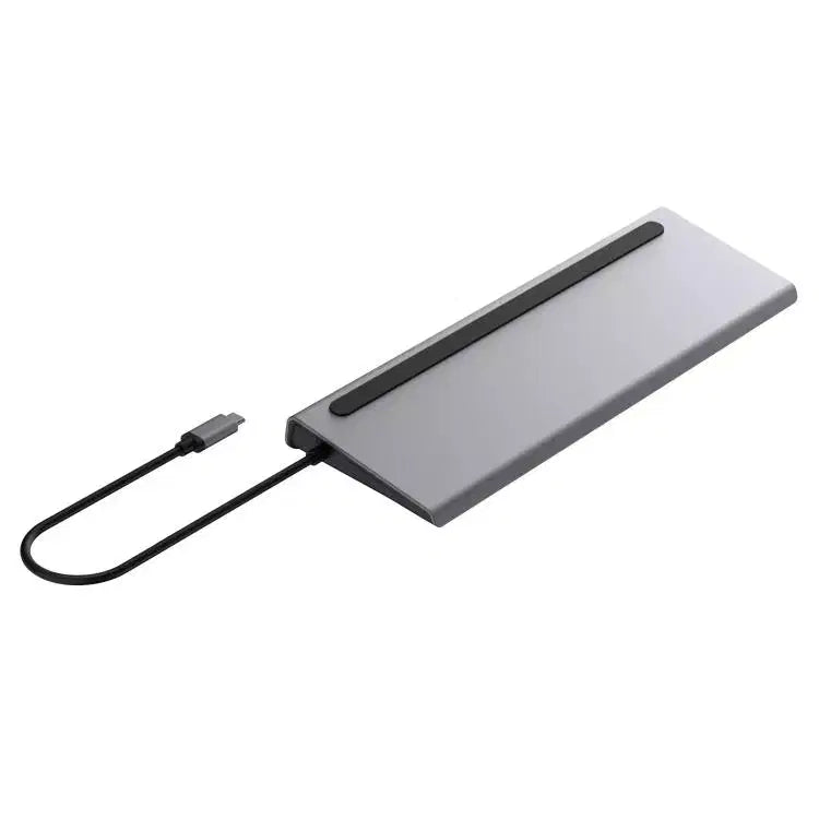 Powerology 11In1 Multi-Display Usb-C Hub & Laptop Stand Grey