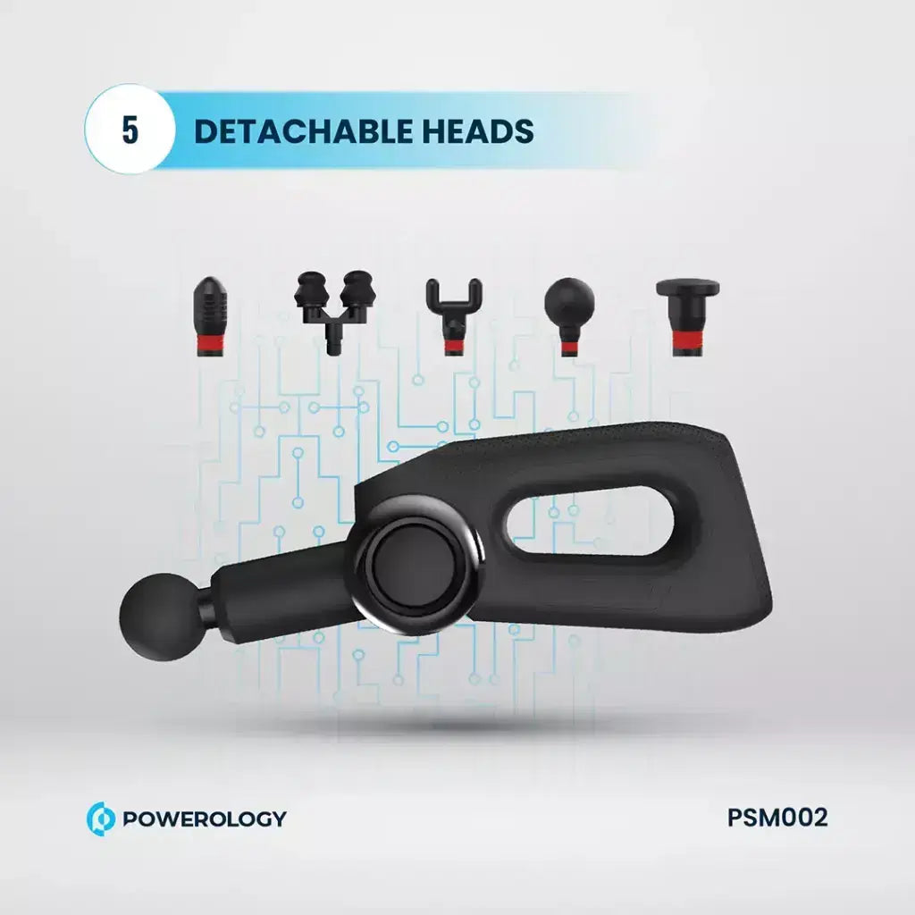 Powerology Fullbody Massage Gun Black