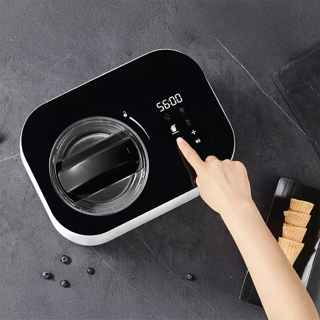 Powerology Ice Cream & Frozen Yogurt Machine White