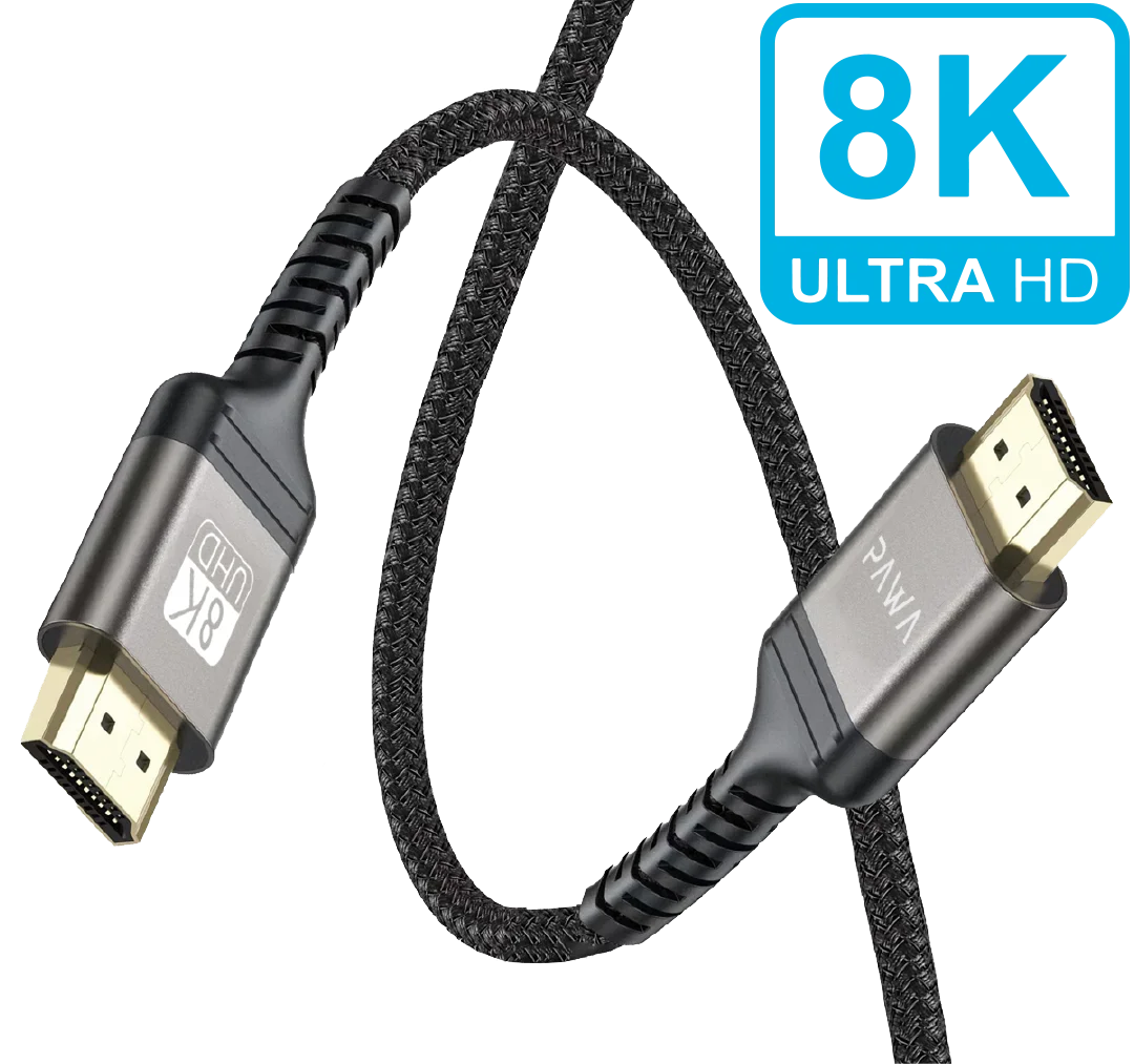 Pawa El-Caro Series Braided HDMI to HDMI 8K Cable 5M