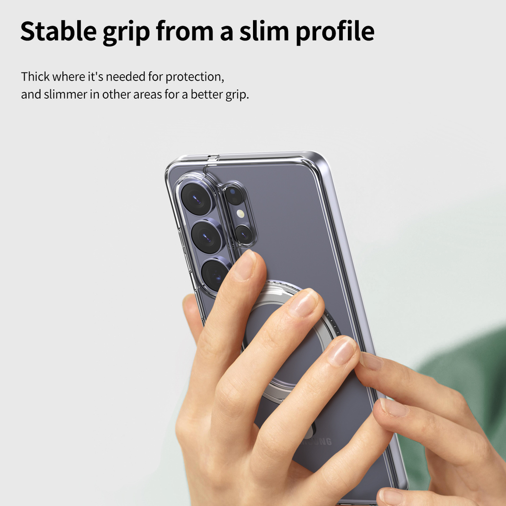 Araree Duple Magsafe Stand Case For Samsung Galaxy S26 Ultra -Clear