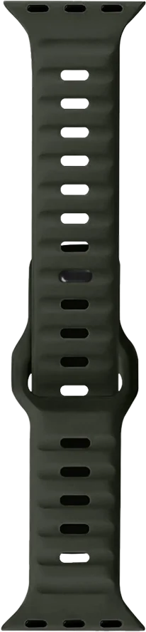 Pawa Lagos Premium Soft Silicon Strap 45/49MM - Ash Green