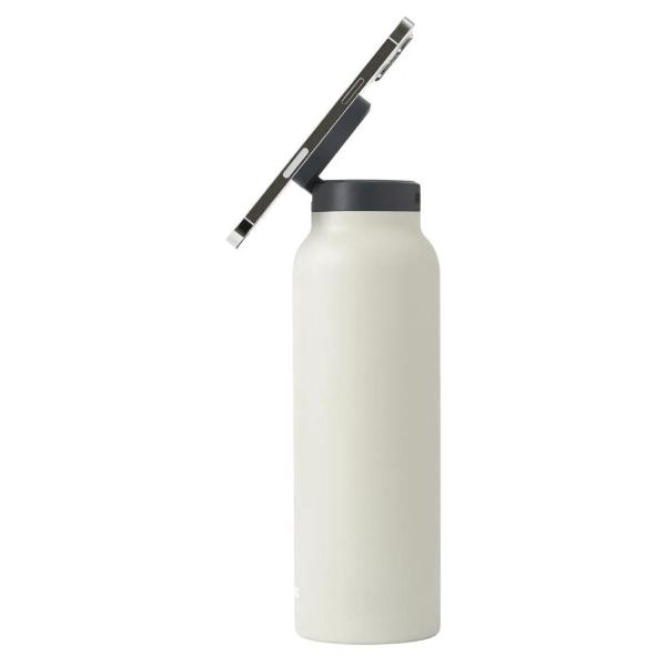 RINGO Water Bottle - 32 OZ/1 Litre - MagSafe Screw Lid / MagSafe Booster Ring (Ivory)