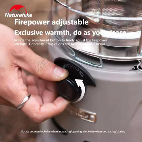 Naturehike Outdoor Heating Furnace - Smoky Brown
