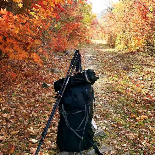 Naturehike ST10 Ultra Light Carbon Fiber Lock Trekking Pole - Fiery Red (54-120CM)