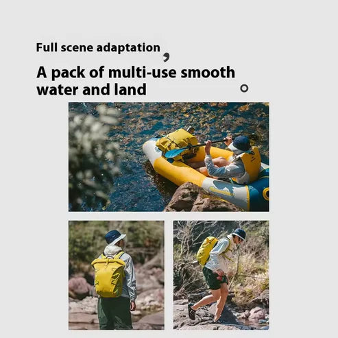 Naturehike Whale-fall Waterproof Backpack IPX7 - Black (28L)