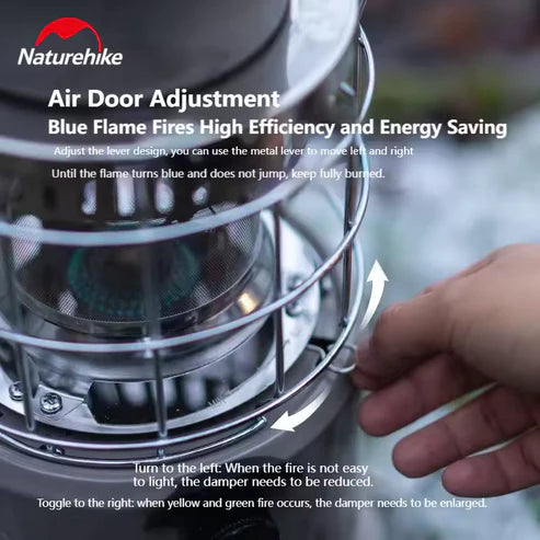 Naturehike Outdoor Heating Furnace - Smoky Brown