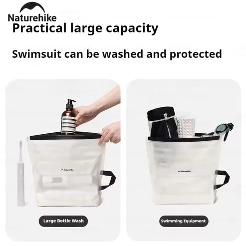 Naturehike Far Mountain Waterproof Toiletry Bag - White