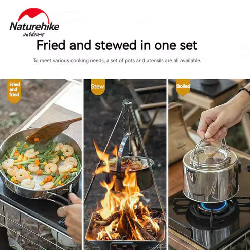 Naturehike Stainless Steel Pot Set