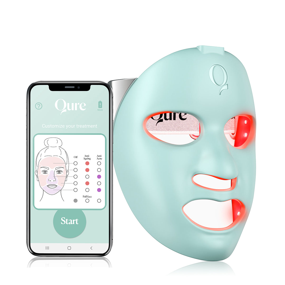 Qure Mj03 Rejuvalight Pro Face Wear Mask