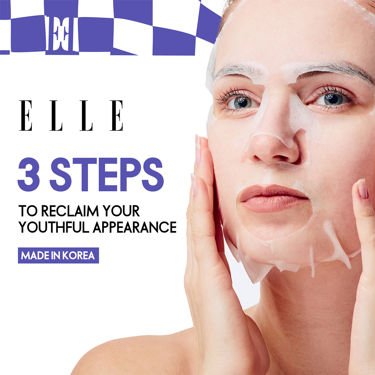 Elle Anti Aging Collagen Lifting Mask Pack Of 4
