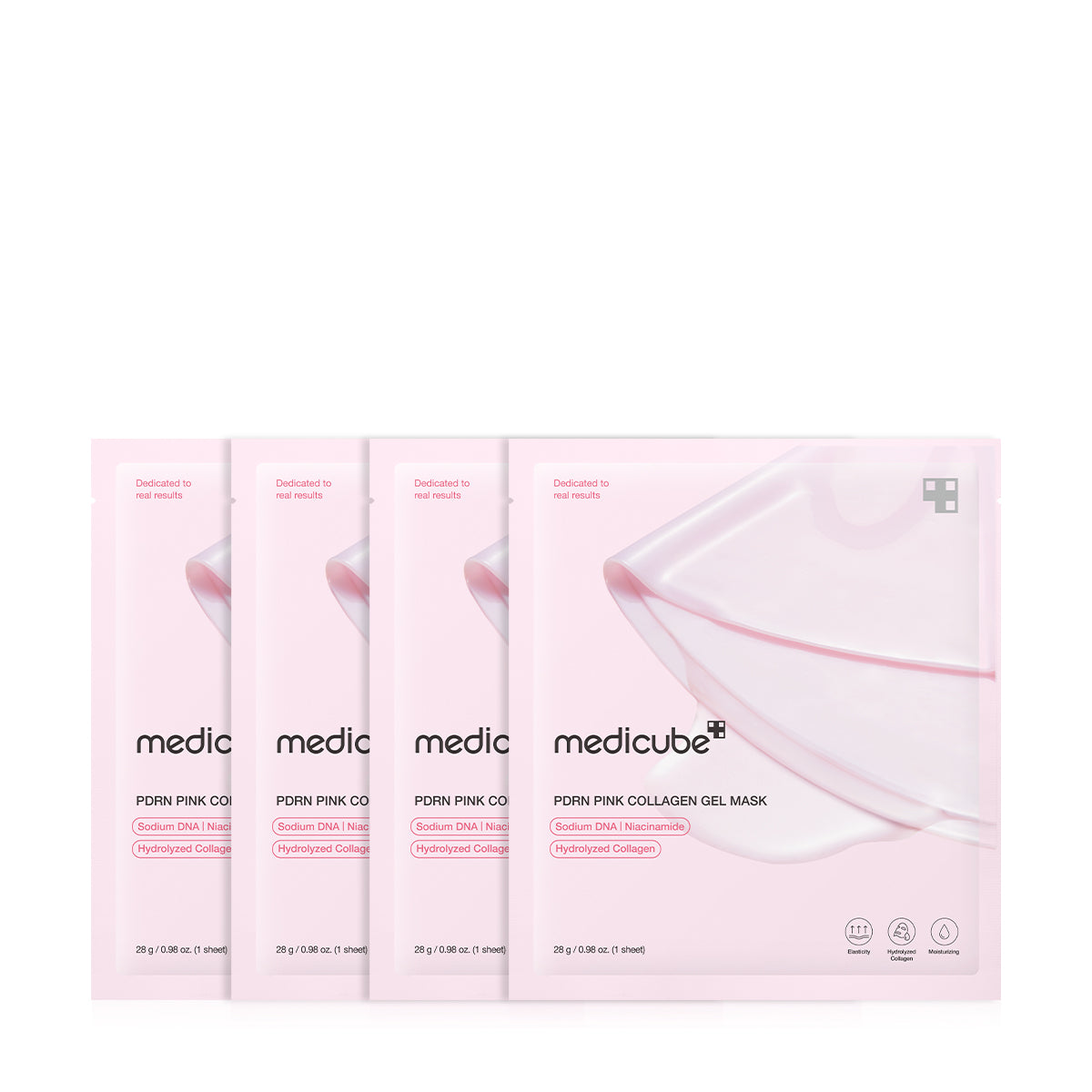 Medicube Pdrn Pink Collagen Gel Mask 4Pcs