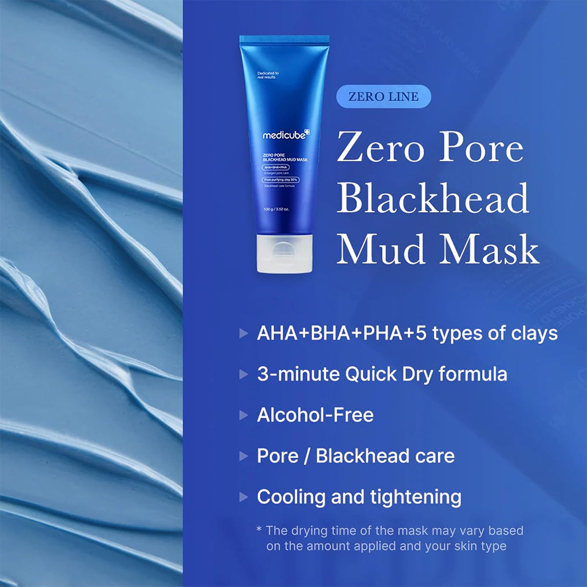 Medicube-Zero Pore Blackhead Mud Mask 100G