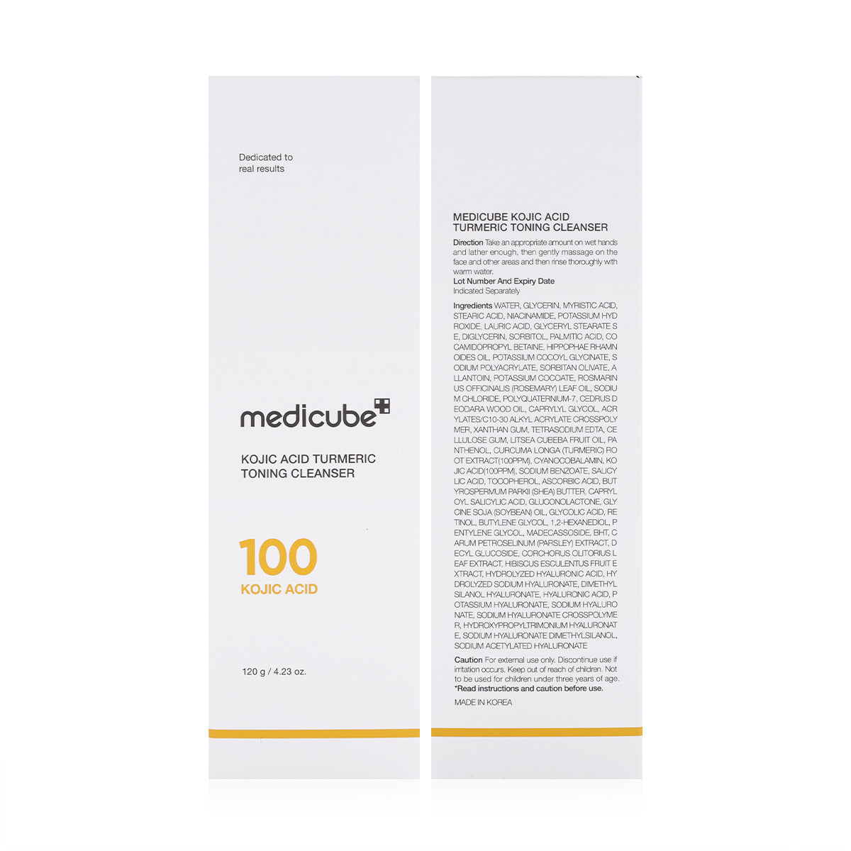 Kojic Acid Turmeric - Toning Cleanser -120G